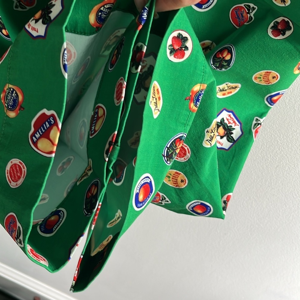 Anthropologie Colette Cropped Wide Leg Printed Pants Magic Fabric Sz 25 NWT - Picture 11 of 15